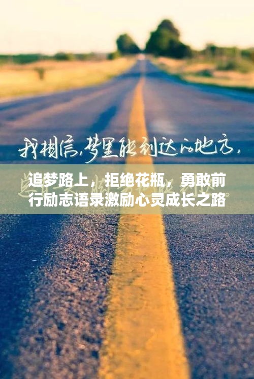 追梦路上，拒绝花瓶，勇敢前行励志语录激励心灵成长之路