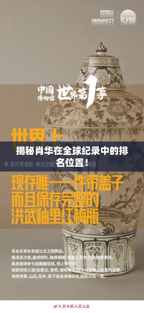 揭秘肖华在全球纪录中的排名位置！