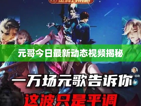 元哥今日最新动态视频揭秘