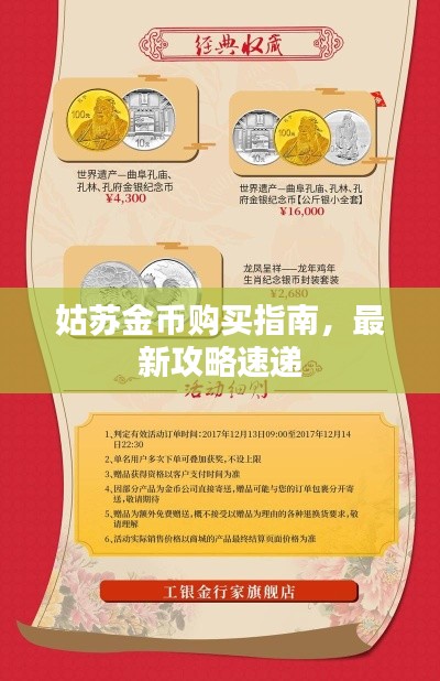 姑苏金币购买指南，最新攻略速递