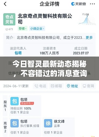 今日智灵最新动态揭秘，不容错过的消息查询！