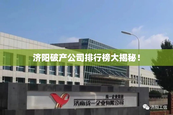 济阳破产公司排行榜大揭秘！