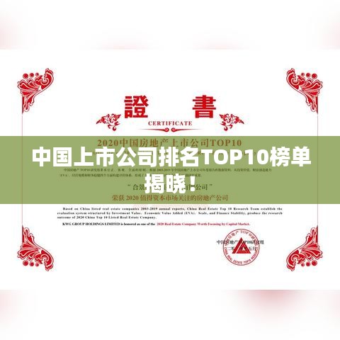 中国上市公司排名TOP10榜单揭晓！