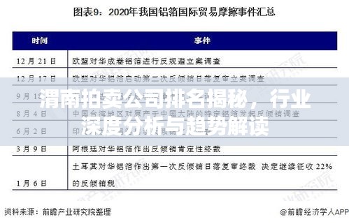 渭南拍卖公司排名揭秘，行业深度分析与趋势解读