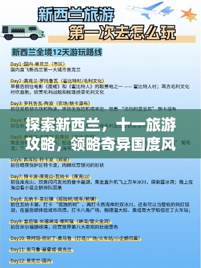 探索新西兰，十一旅游攻略，领略奇异国度风采