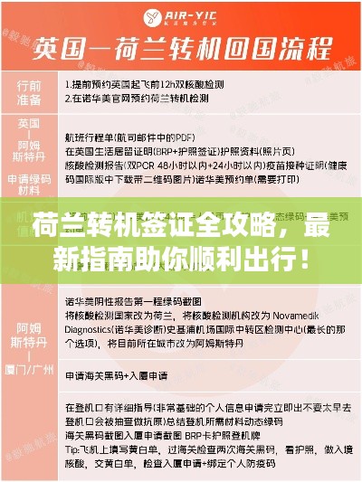 荷兰转机签证全攻略，最新指南助你顺利出行！