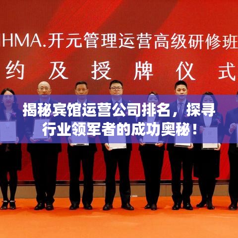 揭秘宾馆运营公司排名，探寻行业领军者的成功奥秘！