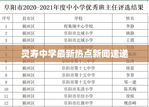 灵寿中学最新热点新闻速递