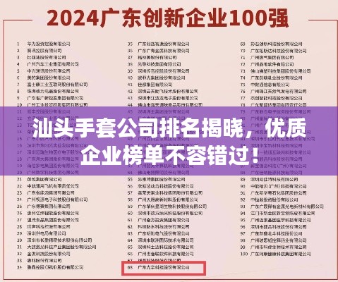 汕头手套公司排名揭晓，优质企业榜单不容错过！