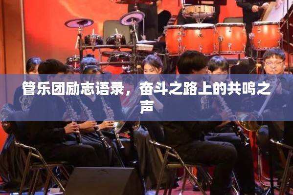 管乐团励志语录，奋斗之路上的共鸣之声