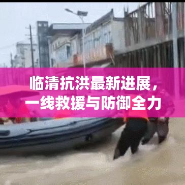 临清抗洪最新进展，一线救援与防御全力应对洪水挑战