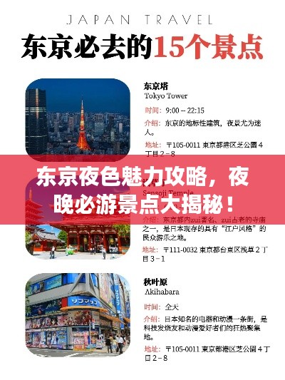 东京夜色魅力攻略，夜晚必游景点大揭秘！