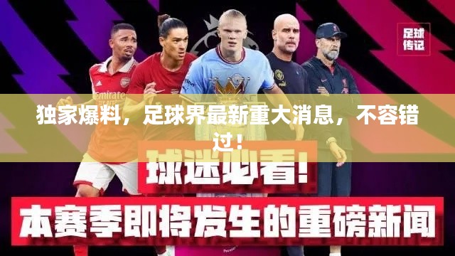 独家爆料，足球界最新重大消息，不容错过！