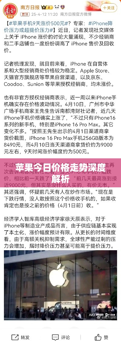 苹果今日价格走势深度解析