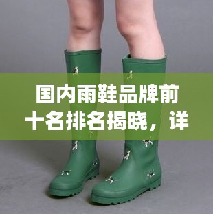 国内雨鞋品牌前十名排名揭晓，详细解读与图片展示