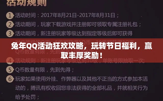 兔年QQ活动狂欢攻略，玩转节日福利，赢取丰厚奖励！