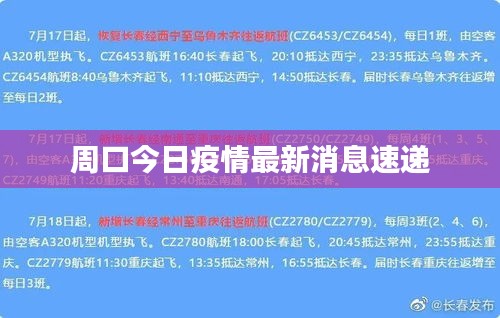 周口今日疫情最新消息速递