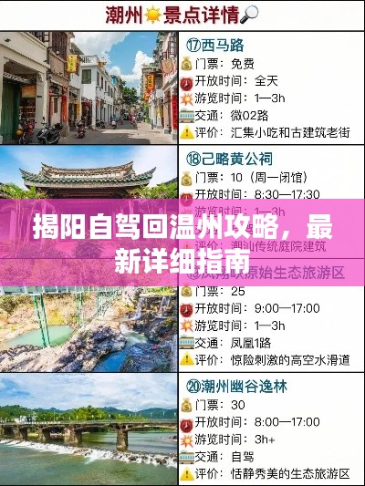 揭阳自驾回温州攻略，最新详细指南