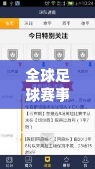全球足球赛事最新动态与预测分析今日速递
