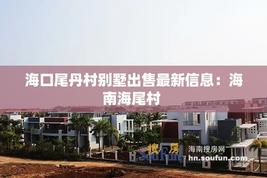 海口尾丹村别墅出售最新信息：海南海尾村 