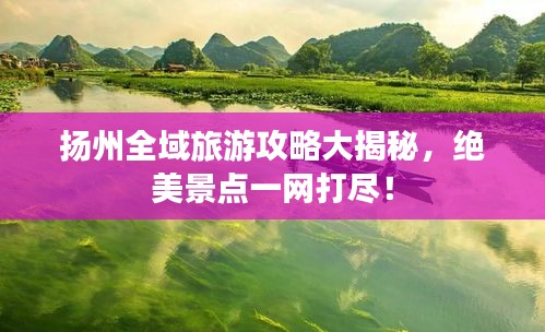 扬州全域旅游攻略大揭秘，绝美景点一网打尽！